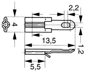 ΑΚΡΟΔΕΚΤΗΣ PINS ΘΗΛΥΚΟΣ 1.3mm PCB-thumb-1