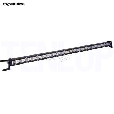 ΛΕΠΤΟΣ ΑΔΙΑΒΡΟΧΟΣ LED LIGHT BAR 72W 12 - 24 VDC 30°