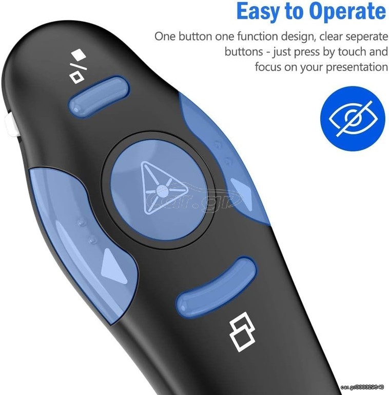 LASER POINTER USB ΓΙΑ ΠΑΡΟΥΣΙΑΣΕΙΣ,  WIRELESS PRESENTER, QY P600