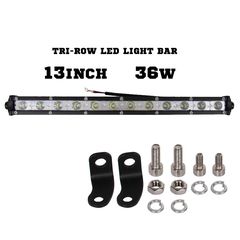 ΛΕΠΤΟΣ ΑΔΙΑΒΡΟΧΟΣ LED LIGHT BAR 36W 12 - 24 VDC 30°