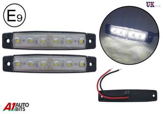 ΛΕΠΤΟ LED ΟΓΚΟΥ ΠΛΑΙΝΟ ΛΕΥΚΟ 24v