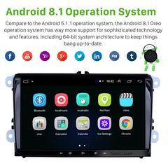 VW - 9`ANDROID GPS ΑΥΤΟΚΙΝΗΤΟΥ 2DIN MULTIMEDIA