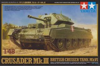 Tamiya 32555 Crusader Mk.III British Cruiser Tank Mk.VI 1/48
