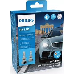 11972U6000X2 - Philips Λάμπες Αυτοκινήτου Ultinon Pro6000 +230% H7 Canbus LED 5800K Ψυχρό Λευκό 12V 15W 2τμχ