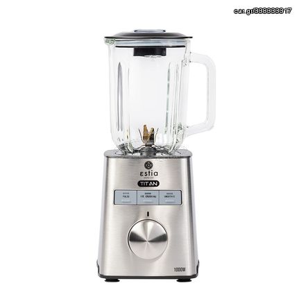 Estia 06-11833 Μπλέντερ για Smoothies με Γυάλινη Κανάτα 1.5lt 1000W Inox