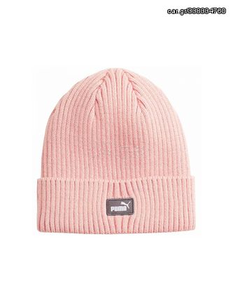 Puma Classic Cuff Beanie Unisex Σκούφος Πλεκτός σε Ροζ χρώμα 024826-04