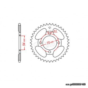 ΓΡΑΝΑΖΙΑ ΤΡΟΧΟΥ RK 2143-39Z(JTR211) C50GLX - 510-00-214339