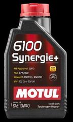 ΛΑΔΙΑ MOTUL 10W40  1L 6100 SYNERG - 102781