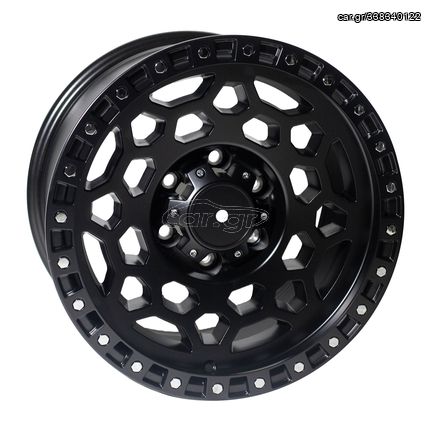 REPLICA BLACK RHINO 17X9 6X139.7 ET0 MATTE BLACK 