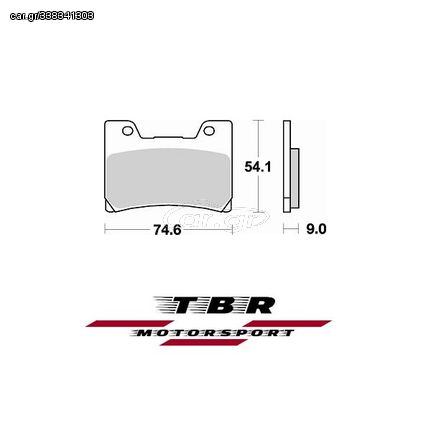 ΟΡΓΑΝΙΚΑ ΤΑΚΑΚΙΑ SP ORGANIC BRAKE PADS SP TBR729