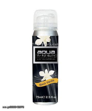 ΑΡΩΜΑΤΙΚΟ ΑΥΤΟΚΙΝΗΤΟΥ ΣΕ ΣΠΡΕΙ (SPRAY)  ΜΕ ΑΡΩΜΑ BLACK VANILLA FLOWERS SERIES 75ml AQUA - 1 TEM.