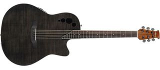 GEWA OVATION APPLAUSE AE44IIP MID CUTAWAY Electro acoustic Guitar Color: Transparent Black Flame - GEWA MUSIC