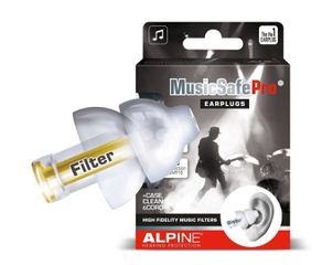 ALPINE MusicSafe pro transparent Earplugs for musicians - ALPINE