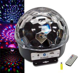 ARTLIGHT ALB-168BT LED MP3 CRYSTAL MAGIC BALL bluetooth 6X3W USB REMOTE - ArtSound and Lights