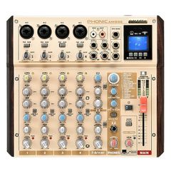 PHONIC AM-8GE 4 Mic/Line, 4 Stereo Line Input Compact Mixer Bluetooth - Phonic