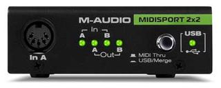 M-AUDIO MIDISPORT 2x2 Anniversary Edition - 4-in/4-out USB MIDI Interface - M-AUDIO