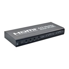ARTLIGHT CVT-414 HDMI MATRIX 4X2 με 4 Input and 2 Output, 4Κ, MINI JACK, TOSLINK - ArtSound and Lights