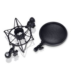 Adam Hall Stands DSM 400 Microphone Shock Mount with Pop Filter - LD SYSTEMS