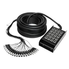 Adam Hall K 20 C 15 Multi Cable Multicore with Stage Box 16/4 15 m - Adam Hall
