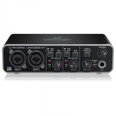 BEHRINGER UMC202HD U-PHORIA SOUND CARD 2x2 24-BIT/192 KHZ USB - Behringer