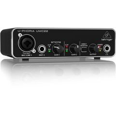 BEHRINGER UMC22 Sound Card 2 In (1MIC/1 LINE) 2 out (2 JACK) - Behringer