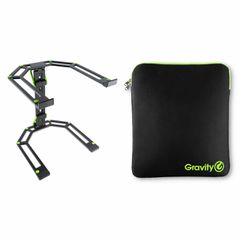 Gravity LTS 01 B SET1 Adjustable stand for Laptops and Controllers with Bag Protection - Gravity