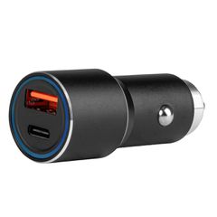 Φορτιστης Αναπτηρα Κινητων Αλουμινιου 12/24V Usb + Usb Type C 38W Fast Charge PRO-08