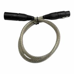 Crystal Gold PRCCGMXX3 High Quality Microphone Cable XLR-XLR 3m Hi-End - ArtSound and Lights
