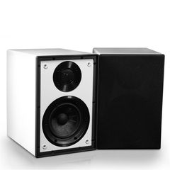 CYRUS ONE linear Bookshelf speakers 20W-120W (Pair - White) - Cyrus