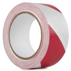 LeMark PVC50RW008 Adhesive Barrier tape Hazard perimeter Warning areas PVC Red-White 50mm x 33m - LeMark