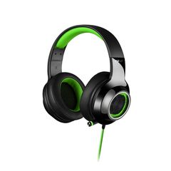 EDIFIER V4 USB Headphones for Gaming (Black/Green) - Edifier