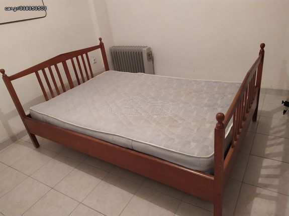 Κρεβάτι ξύλινο 1,35*2,00μ