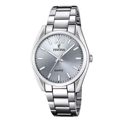 Festina Alegria, Women's Watch, Grey Silver Stainless Steel Bracelet F20622/J
