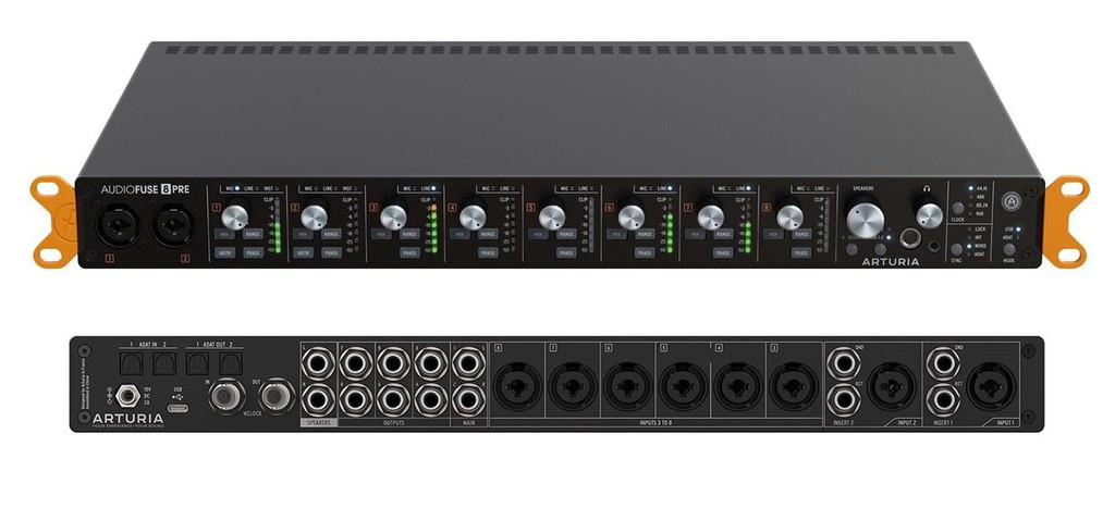 Arturia AudioFuse 8Pre USB 2.0 Audio Interface 16 Inputs and outputs - Arturia