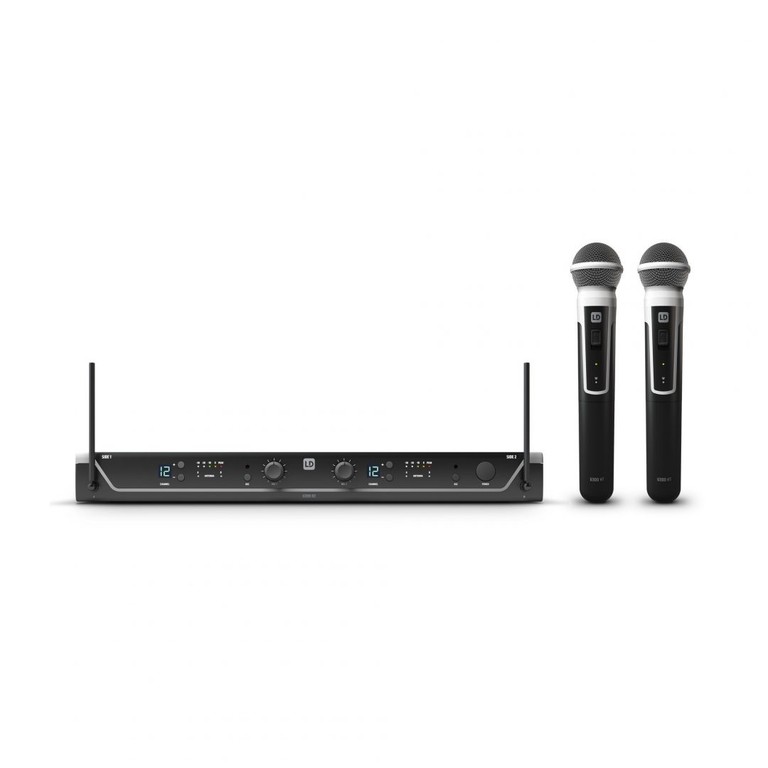LD Systems U306HHD2 Dual Wireless Microphone System 2xHandheld 655 - 679 MHz - LD SYSTEMS