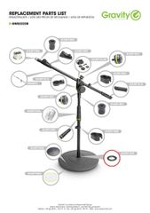 GRAVITY XSP1039 Replacement Round mics stand base locking nut - Gravity-thumb-1