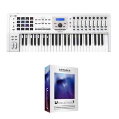 ARTURIA Keylab 49 MK2 White MIDI KEYBOARD WITH GIFT V-COLLECTION 8 - Arturia