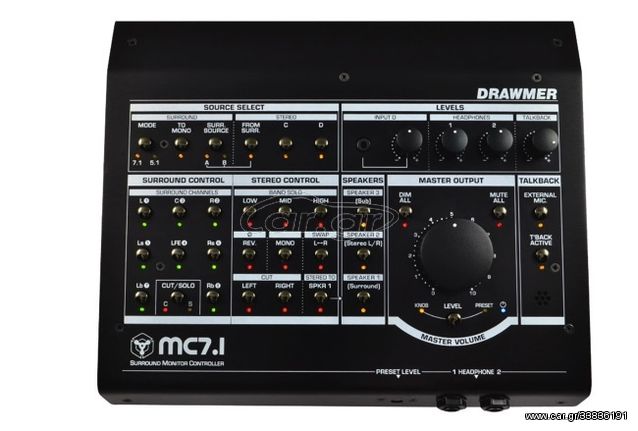 DRAWMER MC 7.1 Surround Monitor Controller - DRAWMER