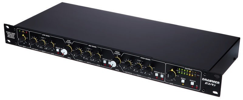 DRAWMER 1976 Stereo Three Band Saturation and Width Processor - DRAWMER