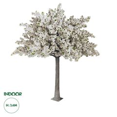 GloboStar® Artificial Garden ALMOND TREE 20163 Τεχνητό Διακοσμητικό Δέντρο Αμυγδαλιά Υ340cm