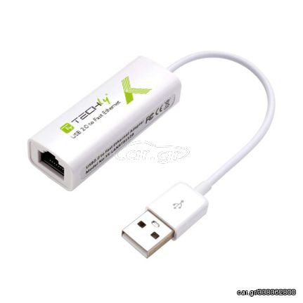 Techly USB2.0 to Fast Ethernet 10/100 Mbps converter