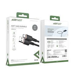 Acefast USB cable - USB Type C 1.2m, 3A black (C2-04 black)-thumb-4