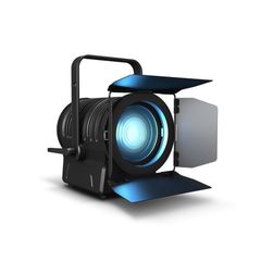 CAMEO TS 200 FC Theater Spot with Fresnel Lens and 200 W 6-in-1 LED in black Housing - CAMEO