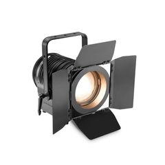 CAMEO TS 200 WW Theatre Spotlight with Fresnel Lens and 180 Watt Warm White LED in Black Housing - CAMEO