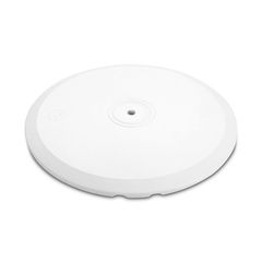 GRAVITY WB 123 W Round Cast Iron Base for M20 Poles, White - Gravity