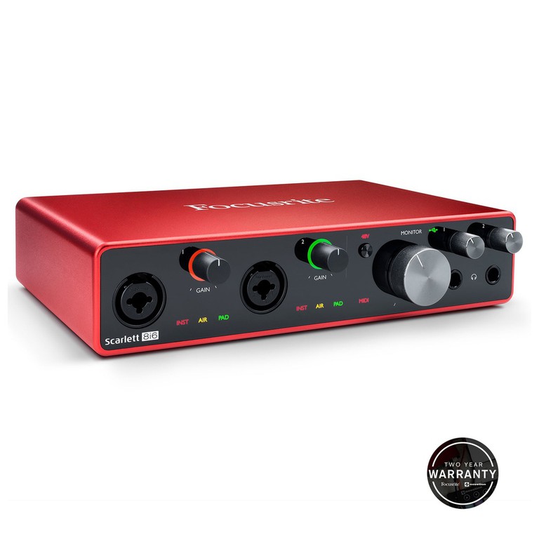 FOCUSRITE SCARLETT 8I6 3RD GEN USB AUDIO INTERFACE 8IN/6OUT - FOCUSRITE