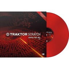NATIVE INSTRUMENTS TRAKTOR Scratch Control Vinyl MK2 Red TIMECODE VINYL - NATIVE INSTRUMENTS
