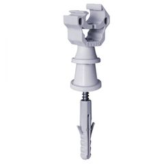 Πλαστικό στήριγμα αγωγών Φ8-10mm με σποίρωμα Μ6 για χρήση σε τοιχοποία & μπετό