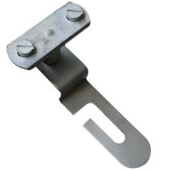 Στήριγμα ταινιών max 30x4mm με βάση L110mm St/tzn ια χρήση σε κεραμμύδια , μεταλλικές οροφές & κτίρια