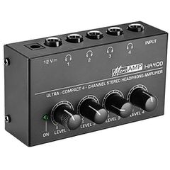 N-AUDIO HA400 Headphone amplifier 4 channel - ArtSound and Lights